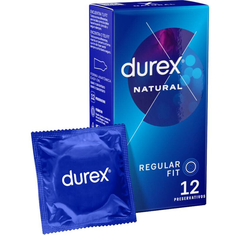 DUREX - NATURAL PLUS 12 UNITS - Amore24