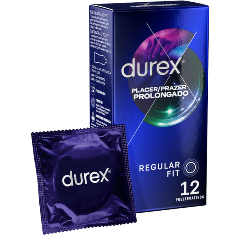DUREX - PLEASURE PROLONGED DELAYED 12 UNITS - Amore24