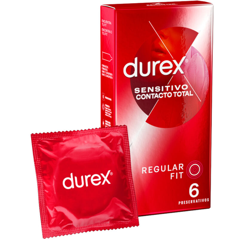 DUREX - SENSITIVE CONTACT TOTAL 6 UNITS - Amore24
