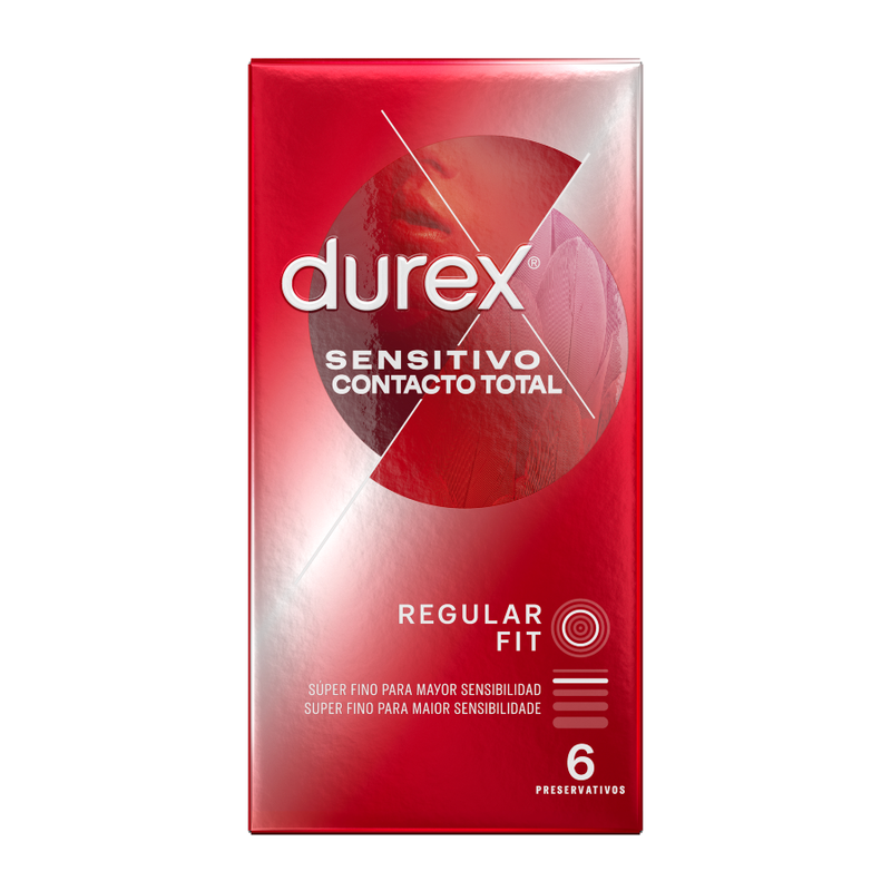DUREX - SENSITIVE CONTACT TOTAL 6 UNITS - Amore24