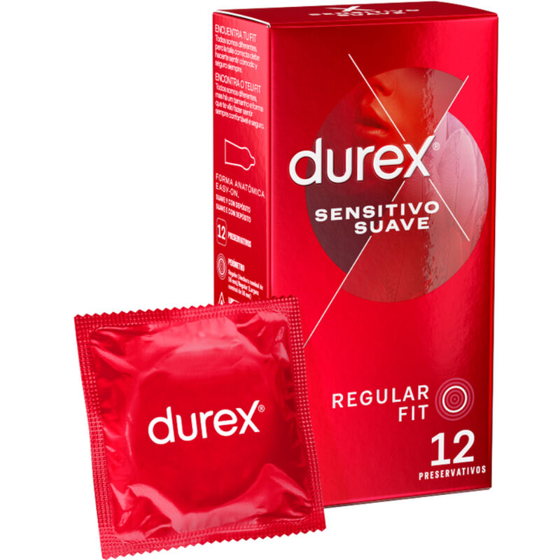 DUREX - SOFT AND SENSITIVE 12 UNITS - Amore24