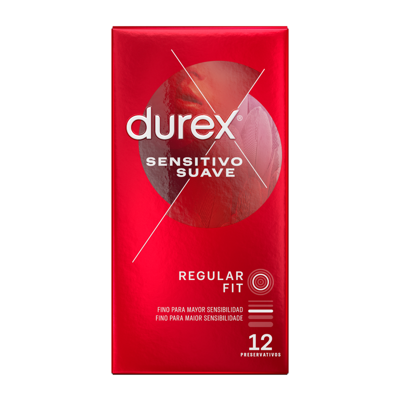 DUREX - SOFT AND SENSITIVE 12 UNITS - Amore24
