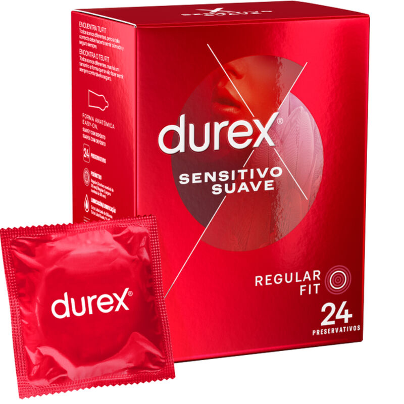 DUREX - SOFT AND SENSITIVE 24 UNITS - Amore24