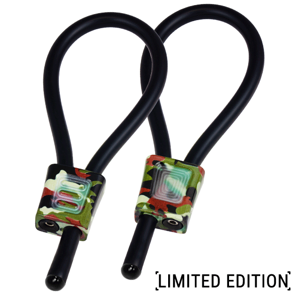 ELECTRASTIM - PRESTIGE ELECTRALOOPS ADJUSTABLE COCK RINGS CAMOUFLAGE - Amore24