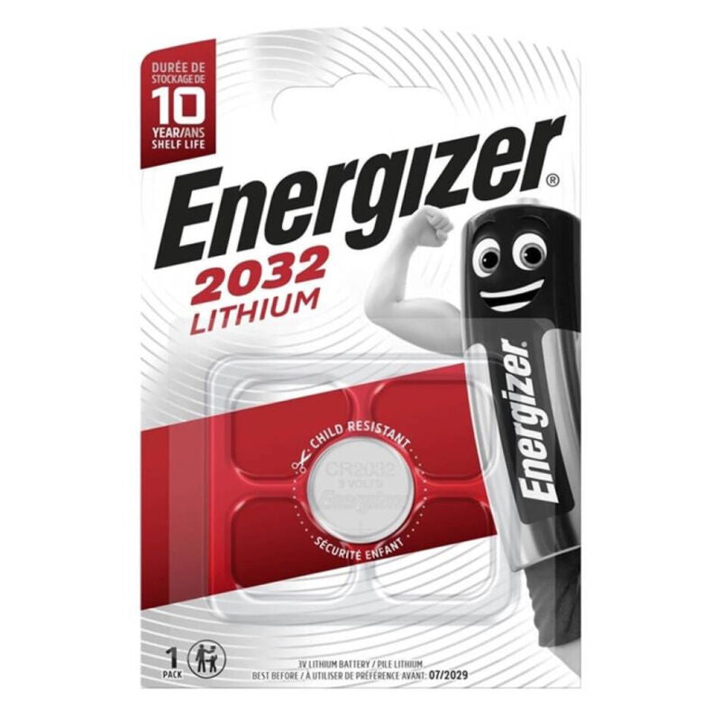 ENERGIZER - BATTERY LITHIUM BUTTON CR2032 3V 1 UNIT - Amore24