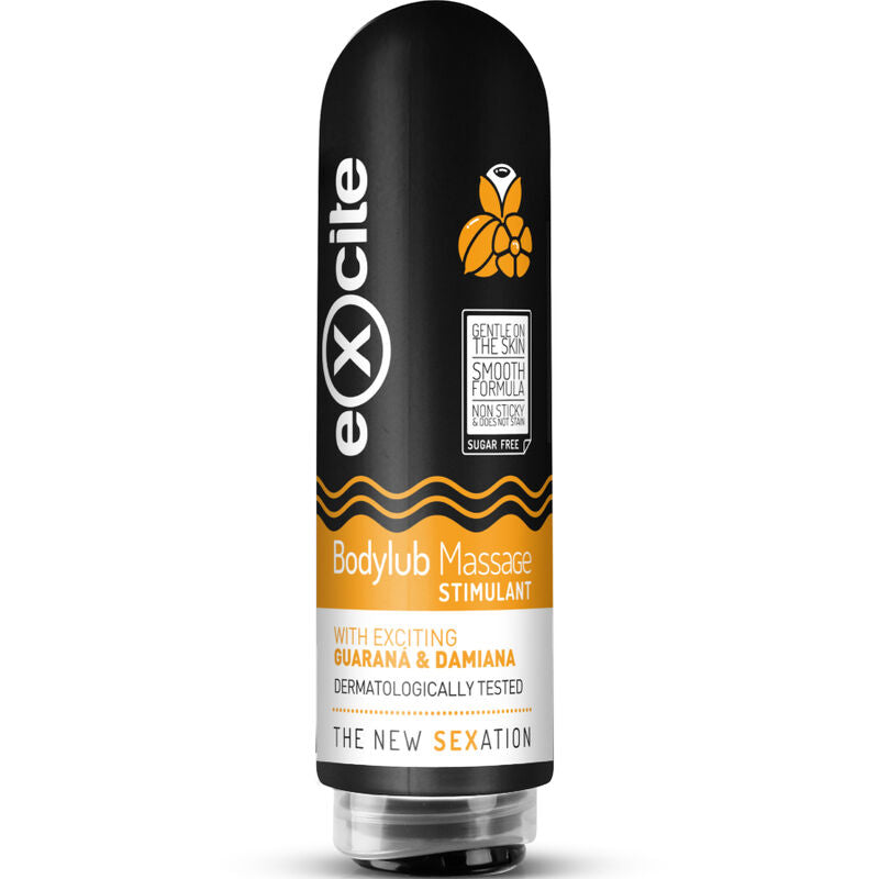 EXCITE - BODYLUB MASSAGE STIMULATING GUARAN 200 ML - Amore24