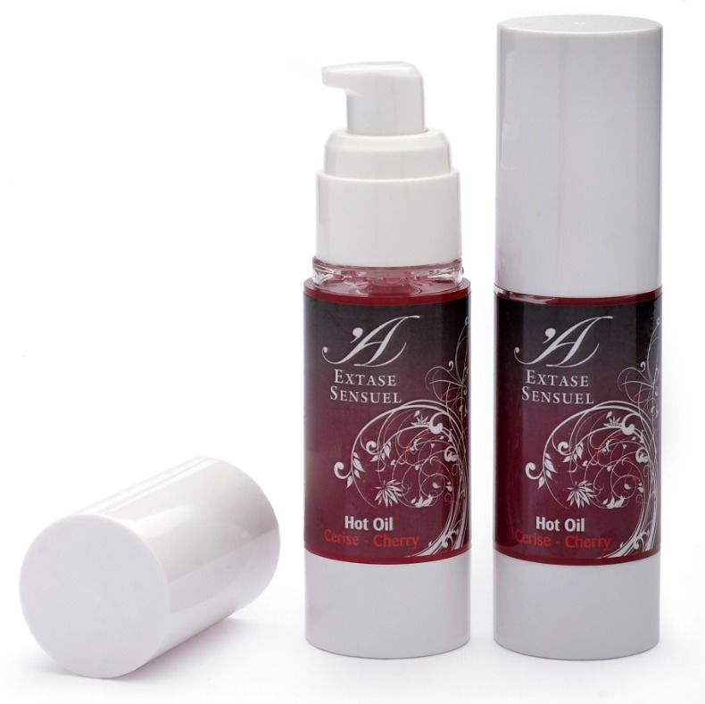 EXTASE SENSUAL - CHERRY HEAT STIMULATING OIL 30 ML - Amore24