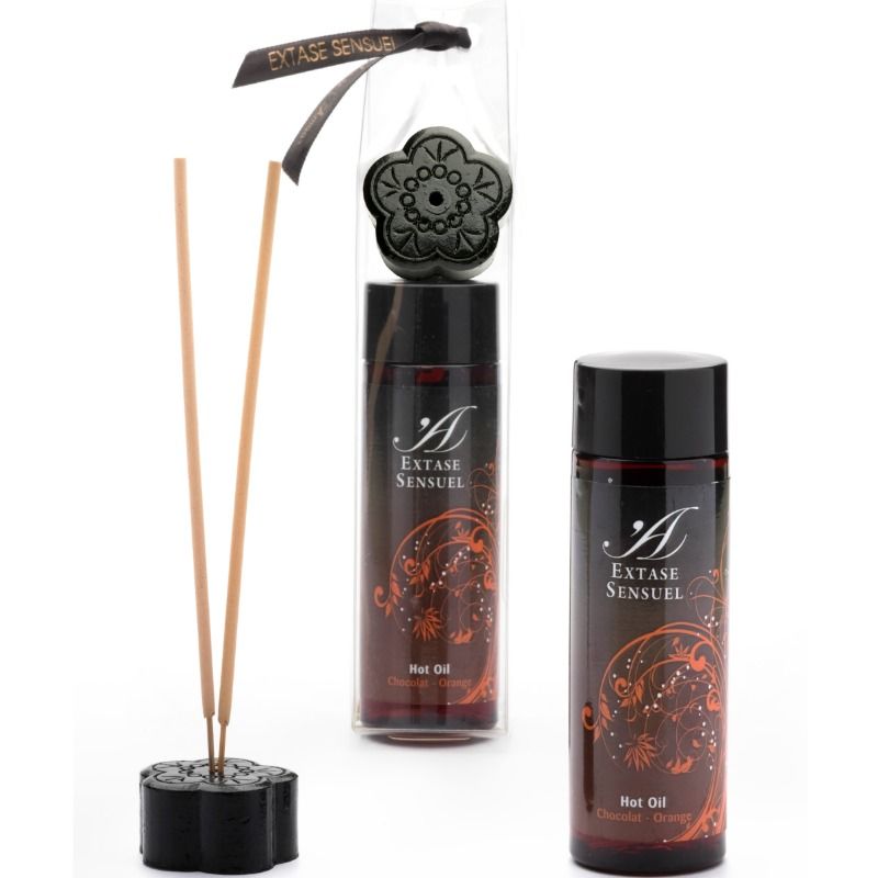 EXTASE SENSUAL - CHOCOLATE AND ORANGE STIMULATING OIL 100 ML - Amore24