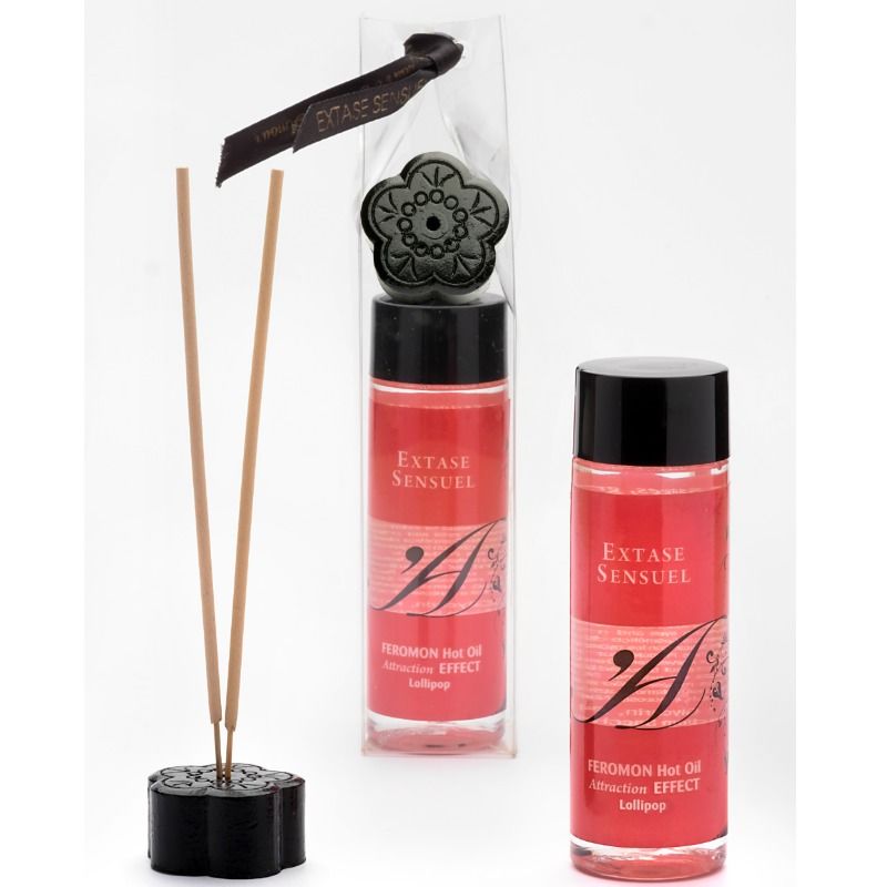 EXTASE SENSUAL - HEAT EFFECT MASSAGE OIL WITH PIRULET PHEROMONES 100 ML - Amore24