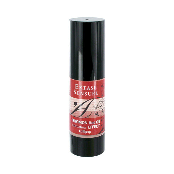 EXTASE SENSUAL - HEATING EFFECT MASSAGE OIL WITH LOLLIPOP PHEROMONES 30 ML - Amore24