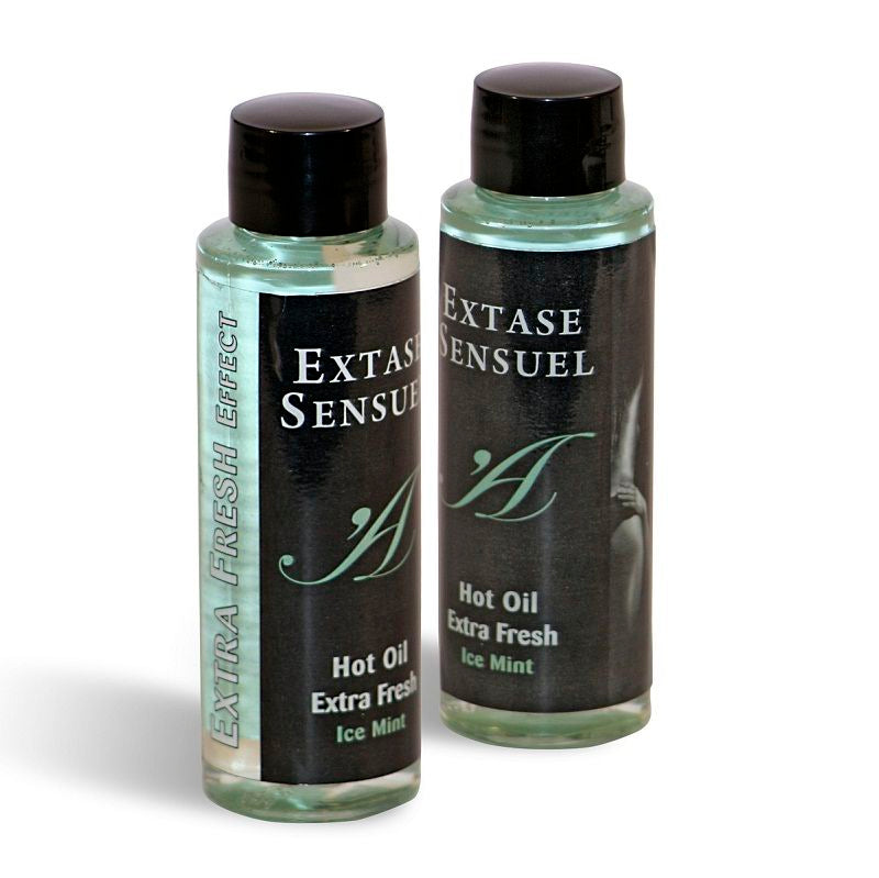 EXTASE SENSUAL - MASSAGE OIL WITH EXTRA FRESH ICE EFFECT 100 ML - Amore24