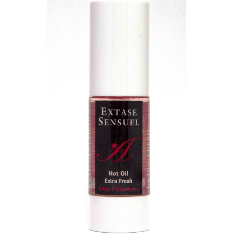 EXTASE SENSUAL - MASSAGE OIL WITH EXTRA FRESH STRAWBERRY EFFECT 30 ML - Amore24