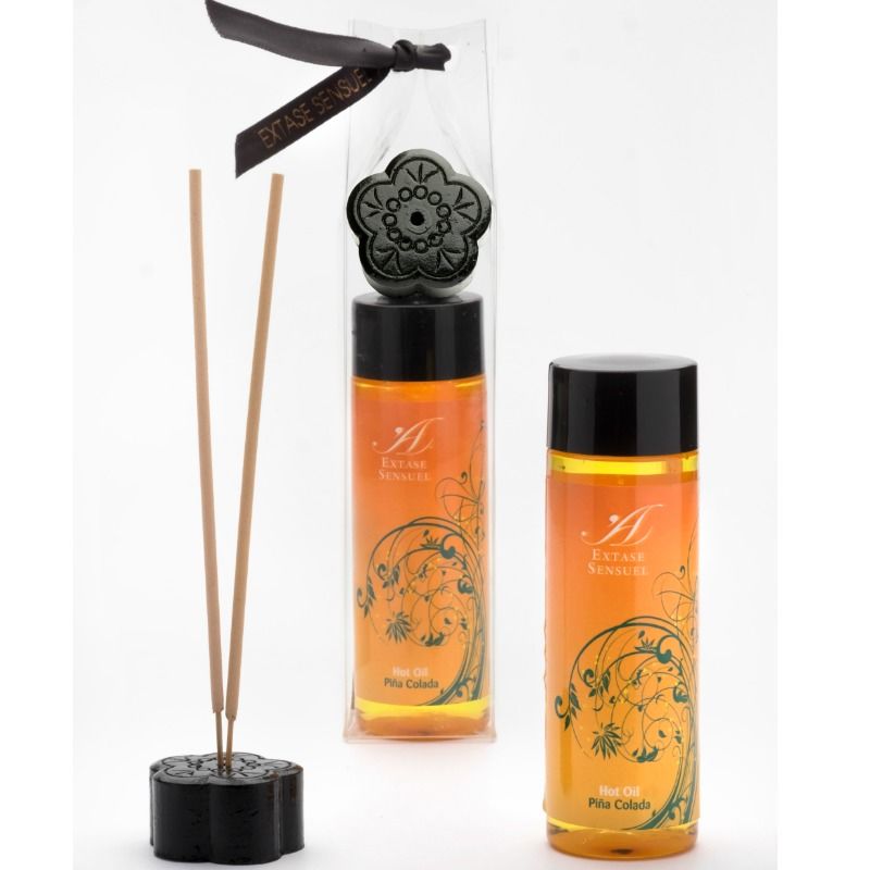 EXTASE SENSUAL - PIÑA COLADA HEAT STIMULATING OIL 100 ML - Amore24