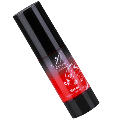 EXTASE SENSUAL - STRAWBERRY HEAT STIMULATING OIL 30 ML - Amore24