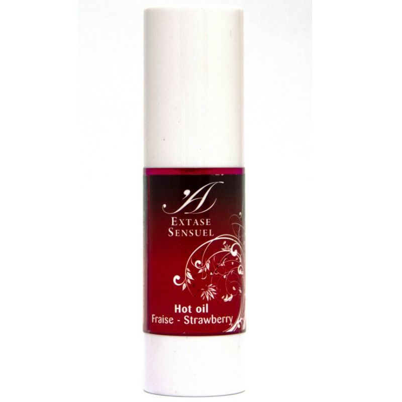 EXTASE SENSUAL - STRAWBERRY HEAT STIMULATING OIL 30 ML - Amore24