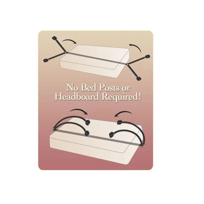 FETISH FANTASY SERIES - BED BINDINGS RESTRAINT KIT - Amore24