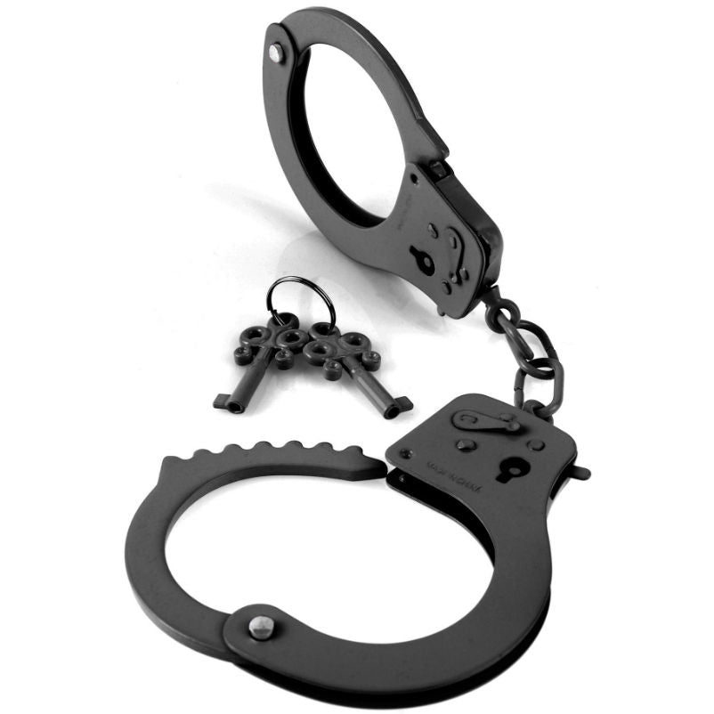 FETISH FANTASY SERIES - OFFICIAL HANDCUFFS BLACK - Amore24