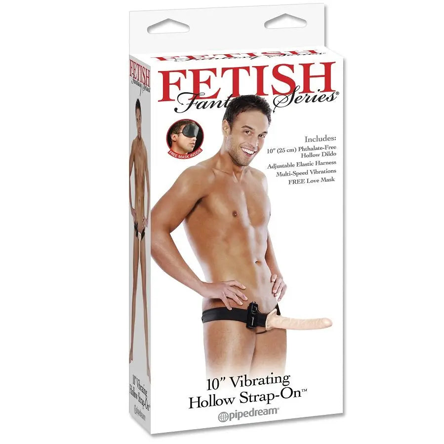 FETISH FANTASY SERIES - SERIES NATURAL DREAM VIBRATING HOLLOW STRAP ON - Amore24