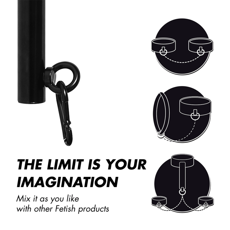FETISH SUBMISSIVE BONDAGE - ADJUSTABLE SEPARATOR BAR 4 PIECES - Amore24
