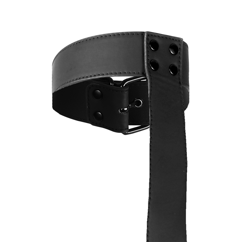 FETISH SUBMISSIVE BONDAGE - COLLAR & WRIST CUFFS BODY RESTRAINT SET - Amore24
