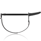 FETISH SUBMISSIVE HARNESS - BLACK SILICONE 15 CM - Amore24