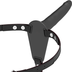 FETISH SUBMISSIVE HARNESS - BLACK SILICONE 15 CM - Amore24
