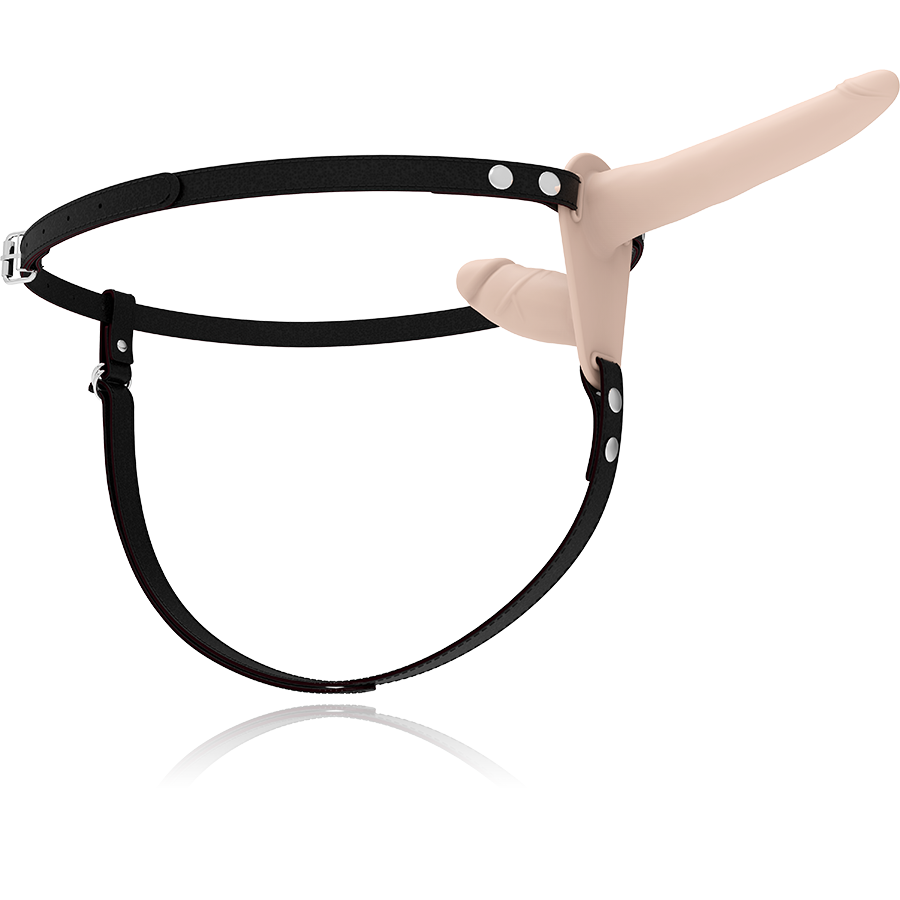 FETISH SUBMISSIVE HARNESS - DOUBLE PENETRATION FLESH UP VIBRATOR - Amore24
