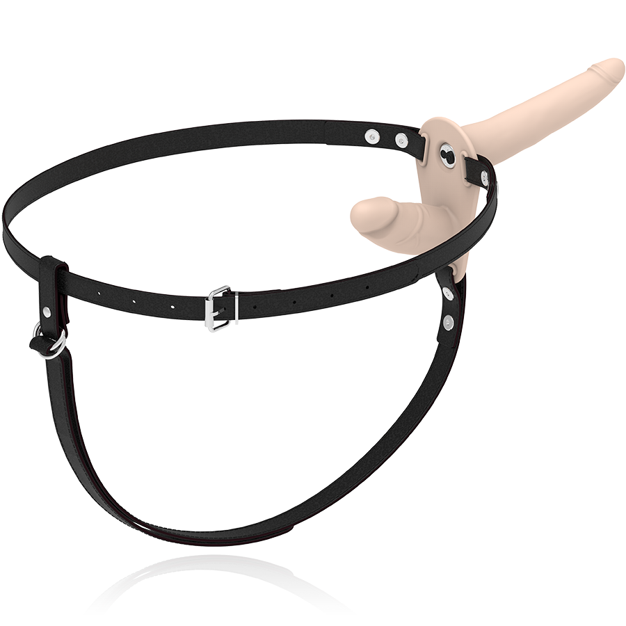 FETISH SUBMISSIVE HARNESS - DOUBLE PENETRATION FLESH UP VIBRATOR - Amore24
