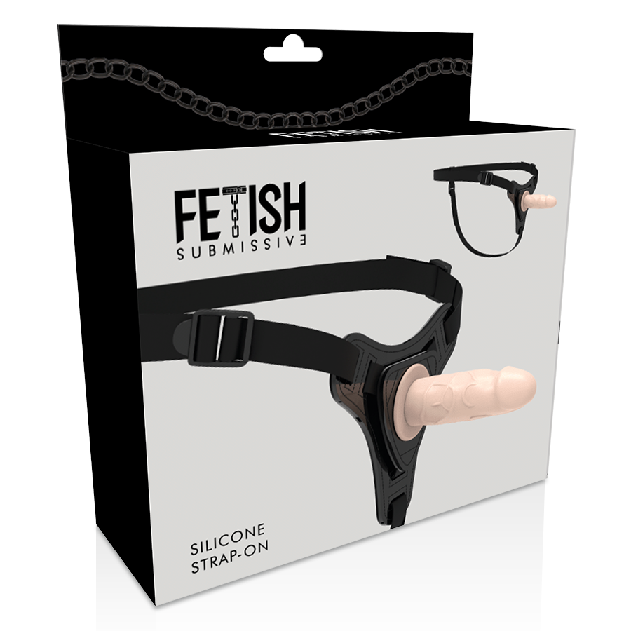 FETISH SUBMISSIVE HARNESS - FLESH REALISTIC SILICONE 12.5 CM - Amore24