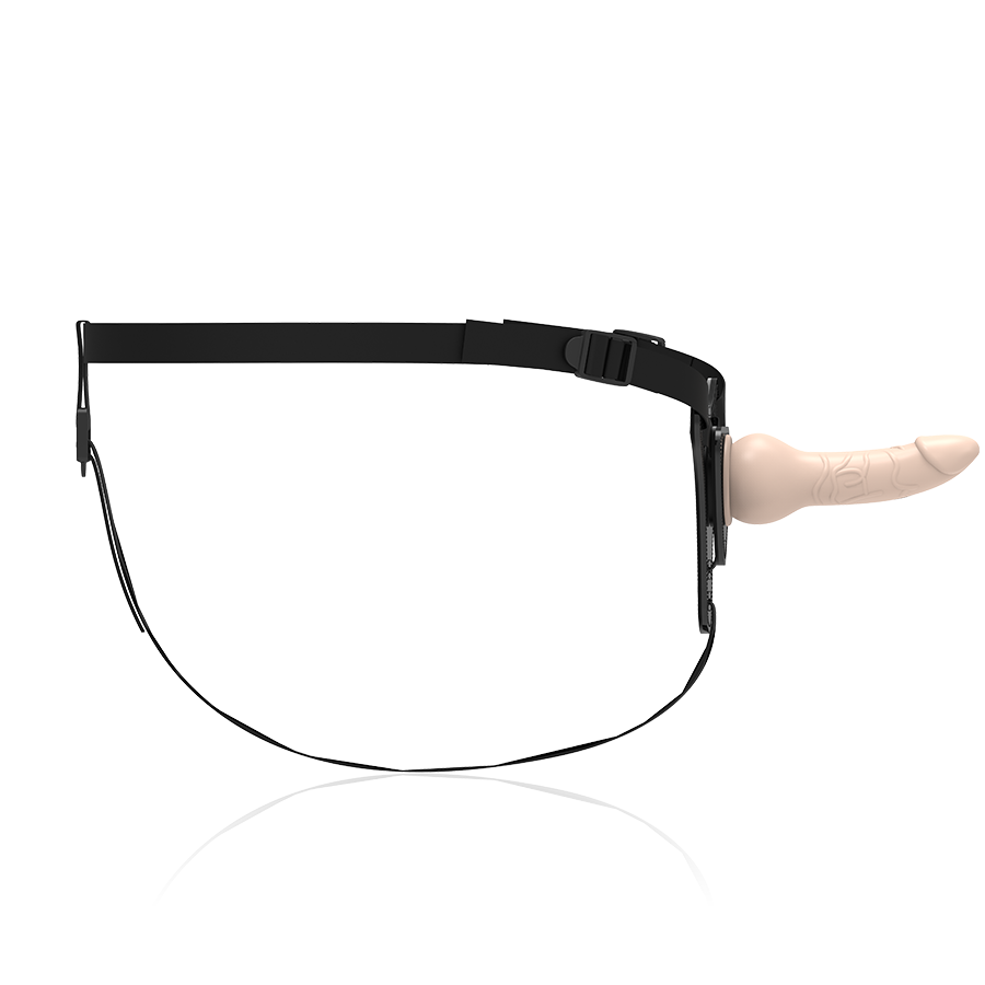 FETISH SUBMISSIVE HARNESS - FLESH REALISTIC SILICONE 16 CM - Amore24