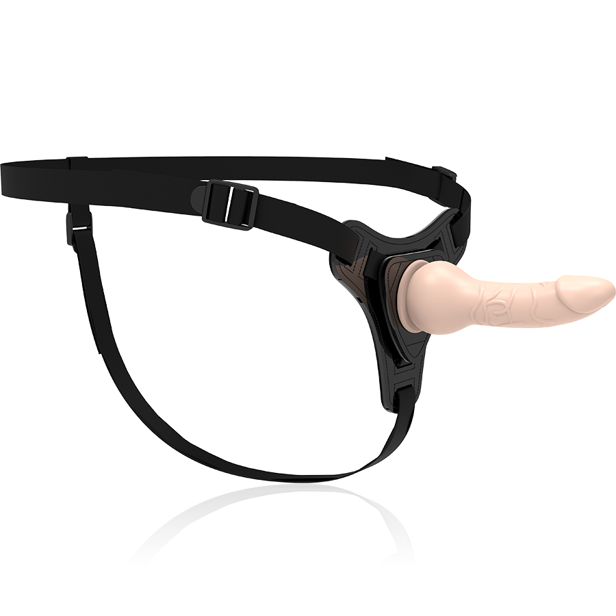 FETISH SUBMISSIVE HARNESS - FLESH REALISTIC SILICONE 16 CM - Amore24