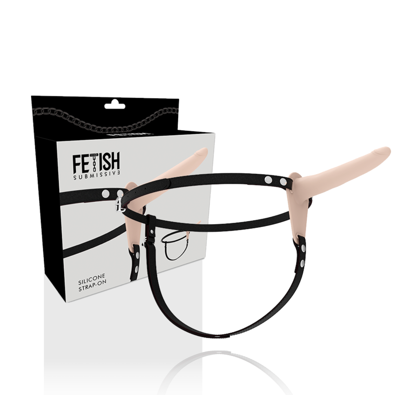 FETISH SUBMISSIVE HARNESS - FLESH SILICONE 15 CM - Amore24