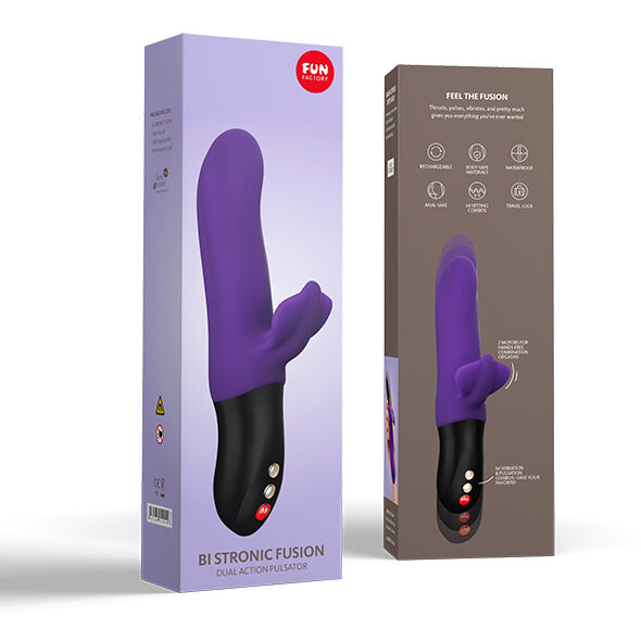 FUN FACTORY - BI STRONIC FUSION DUAL PULSATOR VIOLET - Amore24
