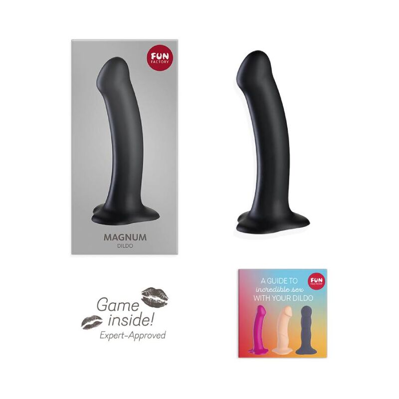FUN FACTORY - MAGNUM DILDO BLACK - Amore24