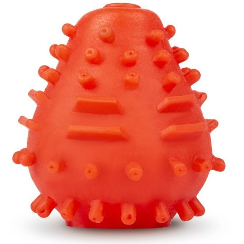 G-VIBE - REUSABLE TEXTURED MASTURBATOR EGG RED - Amore24