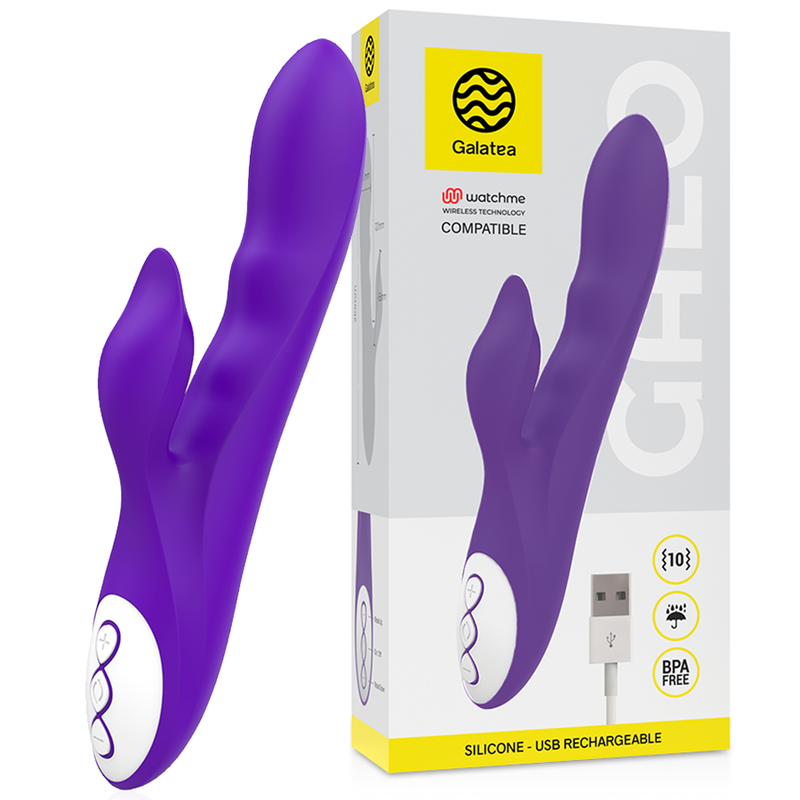 GALATEA - GALO LILAC VIBRATOR COMPATIBLE WITH WATCHME WIRELESS TECHNOLOGY - Amore24
