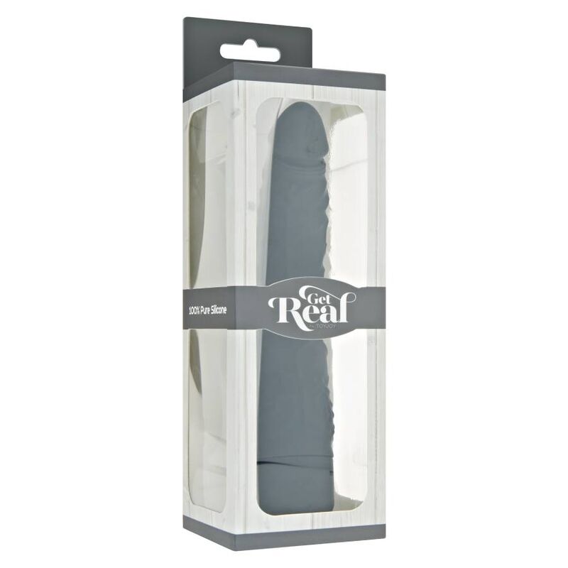 GET REAL - CLASSIC SLIM VIBRATOR BLACK - Amore24