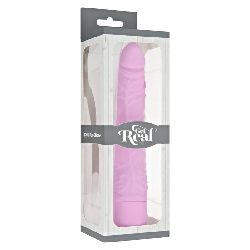GET REAL - CLASSIC SLIM VIBRATOR PINK - Amore24