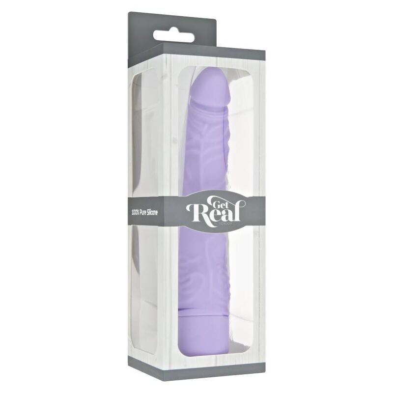 GET REAL - CLASSIC SLIM VIBRATOR PURPLE - Amore24