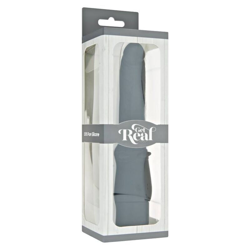 GET REAL - CLASSIC SMOOTH VIBRATOR BLACK - Amore24