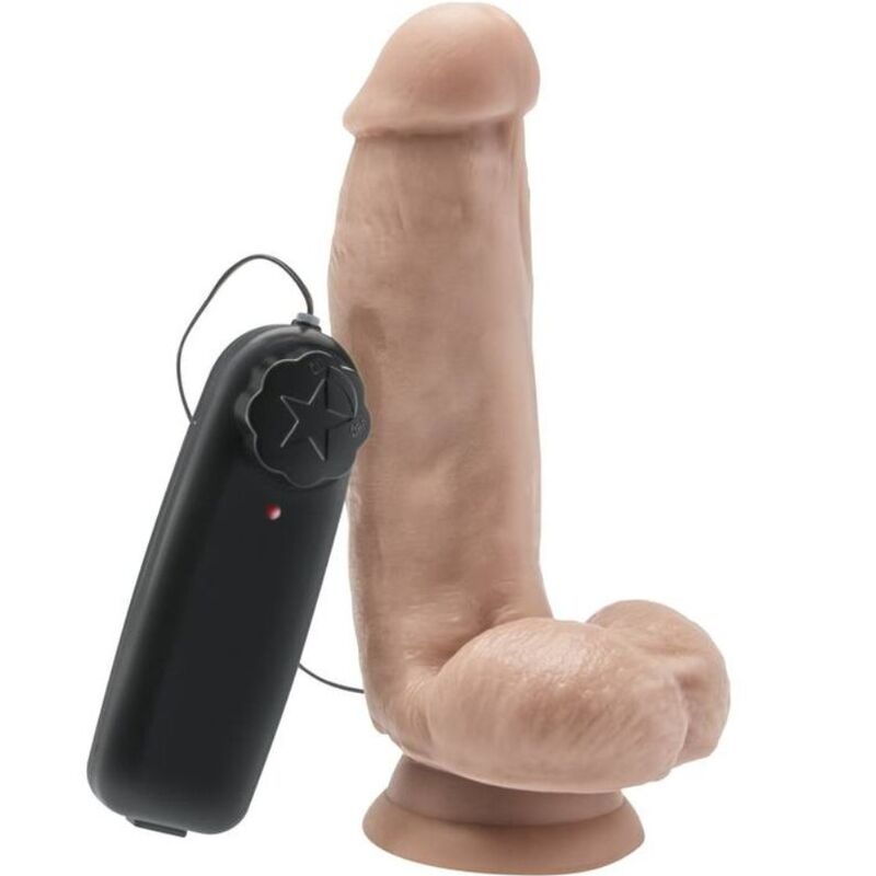 GET REAL - DILDO 12 CM WITH BALLS VIBRATOR SKIN - Amore24