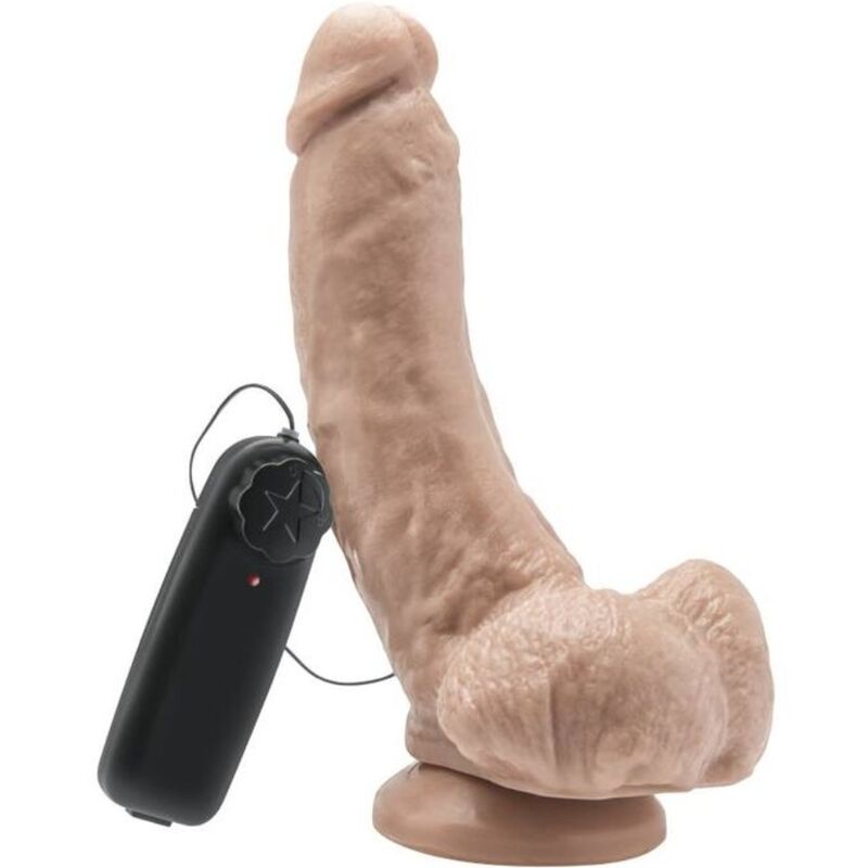 GET REAL - DILDO 20,5 CM WITH BALLS VIBRATOR SKIN - Amore24