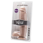 GET REAL - DILDO 25,5 CM WITH BALLS VIBRATOR SKIN - Amore24