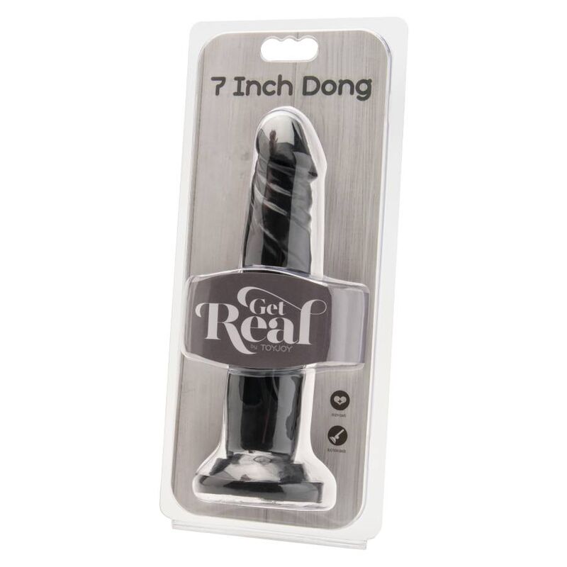 GET REAL - DONG 18 CM BLACK - Amore24