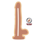 GET REAL - DUAL DENSITY DILDO 12 CM BALLS SKIN - Amore24