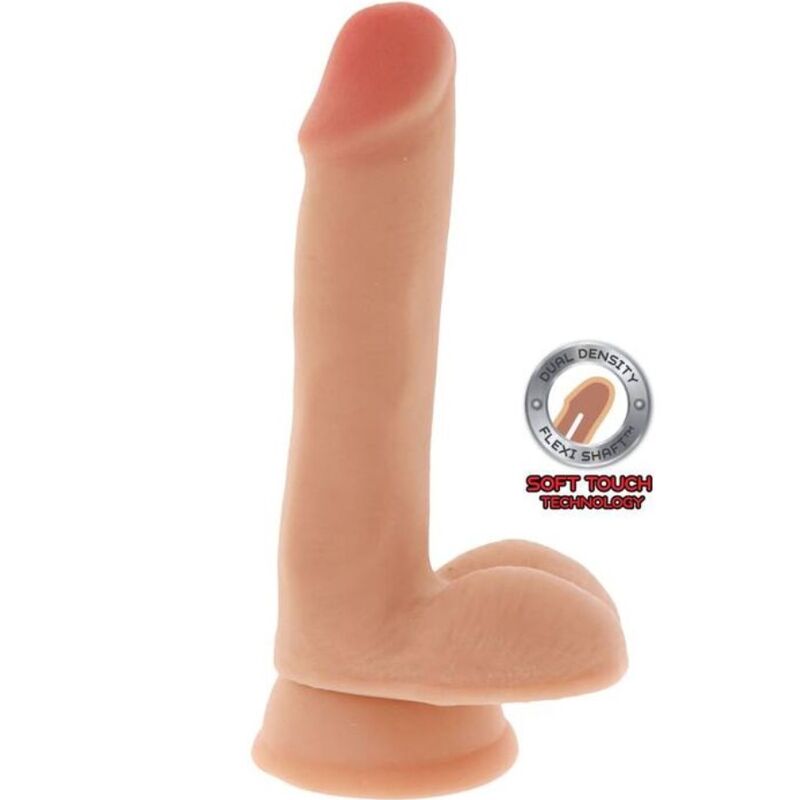 GET REAL - DUAL DENSITY DILDO 17 CM BALLS SKIN - Amore24