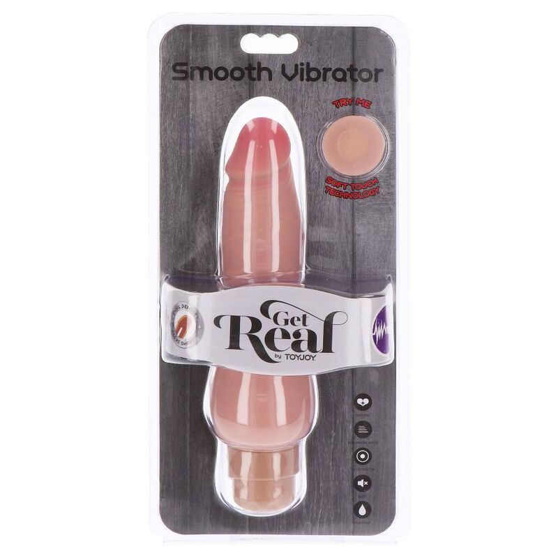 GET REAL - DUAL DENSITY SMOOTH VIBRATOR SKIN - Amore24