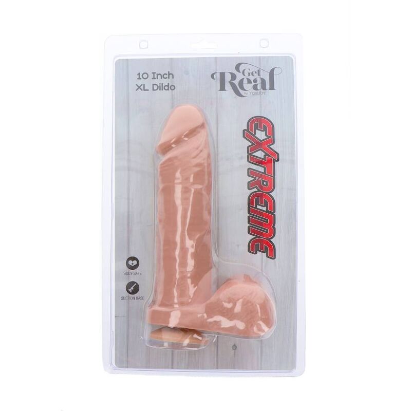 GET REAL - EXTREME XL DILDO 25,5 CM SKIN - Amore24
