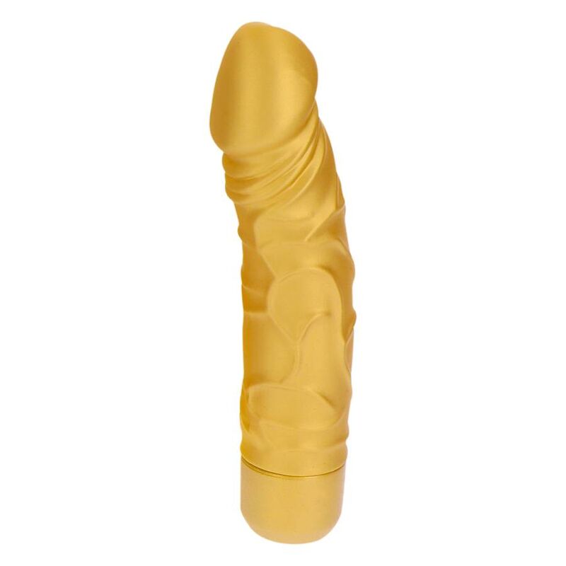 GET REAL - GOLD DICKER ORIGINAL VIBRATOR GOLD - Amore24