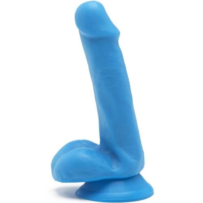 GET REAL - HAPPY DICKS DILDO 12 CM BALLS BLUE - Amore24